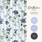 149131 Climbing Rose Blue Cath Kidston AW26 Wallpaper by Cath Kidston