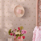 149133 Rose Spaced Stripe Pink Cath Kidston AW26 Wallpaper by Cath Kidston