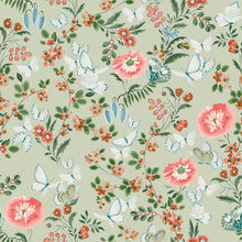 149135 Butterfly Dance Sage Cath Kidston AW26 Wallpaper by Cath Kidston