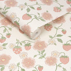 149139 Strawberry Pink Cath Kidston AW26 Wallpaper by Cath Kidston
