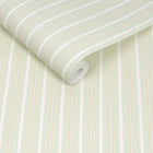 149140 Stitched Stripe Sage Cath Kidston AW26 Wallpaper by Cath Kidston