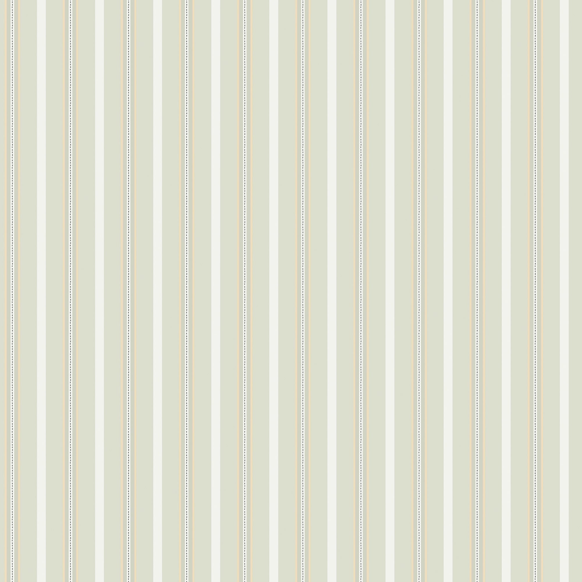 149140 Stitched Stripe Sage Cath Kidston AW26 Wallpaper by Cath Kidston