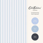 149142 Stitched Stripe Blue Cath Kidston AW26 Wallpaper by Cath Kidston