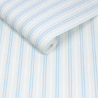 149142 Stitched Stripe Blue Cath Kidston AW26 Wallpaper by Cath Kidston