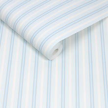 149142 Stitched Stripe Blue Cath Kidston AW26 Wallpaper by Cath Kidston