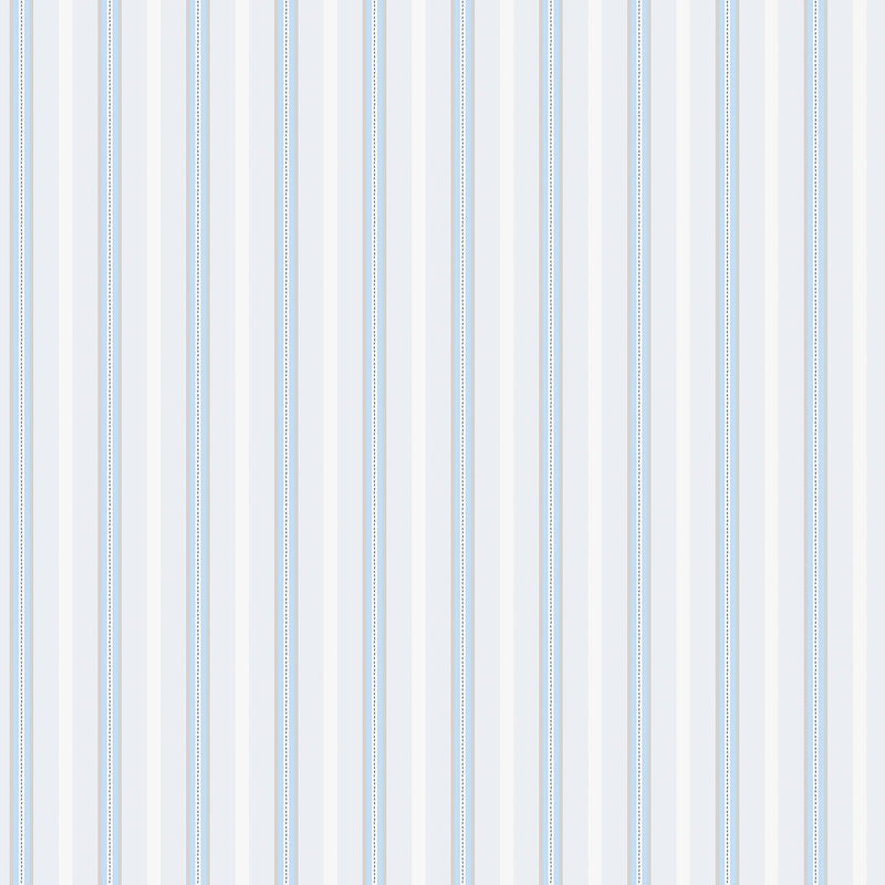 149142 Stitched Stripe Blue Cath Kidston AW26 Wallpaper by Cath Kidston