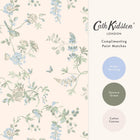 149144 Birds and Roses Blue Cath Kidston AW26 Wallpaper by Cath Kidston