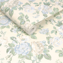149146 Garden Rose Blue Cath Kidston AW26 Wallpaper by Cath Kidston