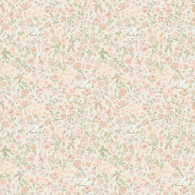 149147 Harmony Ditsy Rose Pink Cath Kidston AW26 Wallpaper by Cath Kidston