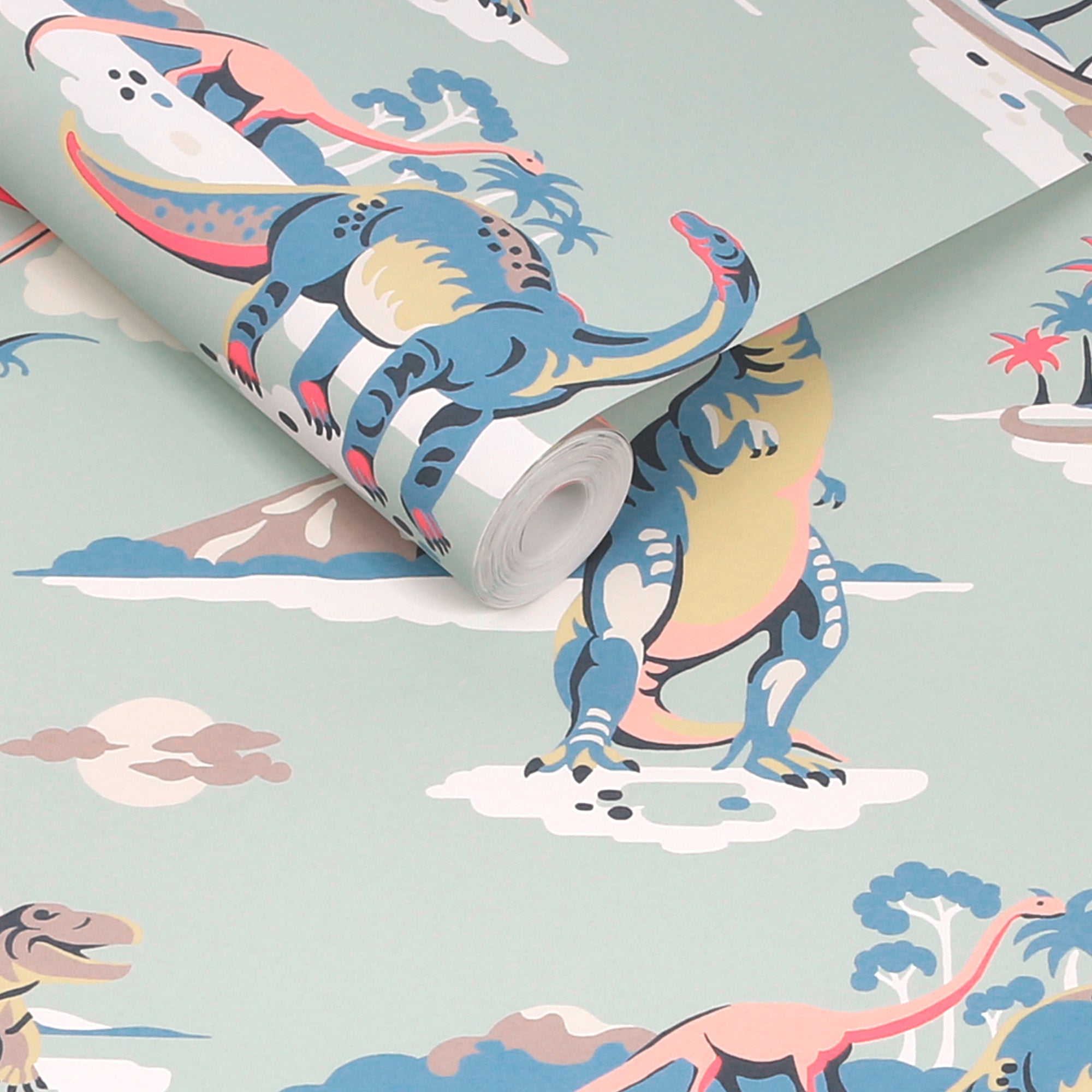 149149 Dinosaurs Duckegg Cath Kidston AW26 Wallpaper by Cath Kidston