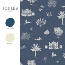 149522 Country House Icons Blue Joules AW26 Wallpaper by Joules