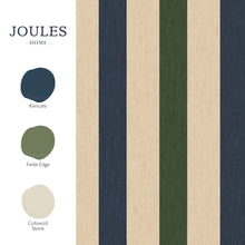 149525 Multi Stripe Green & Blue Joules AW26 Wallpaper by Joules