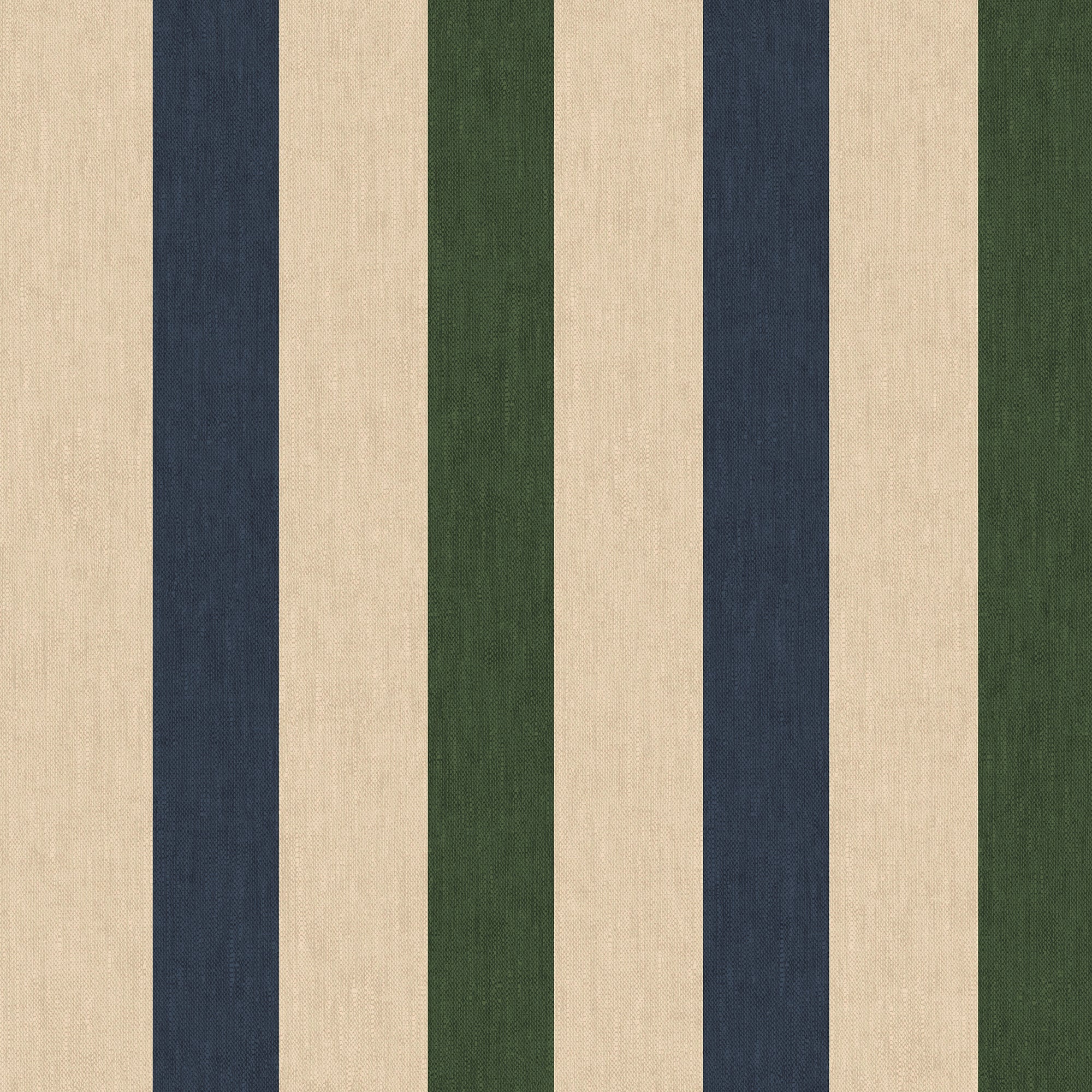 149525 Multi Stripe Green & Blue Joules AW26 Wallpaper by Joules