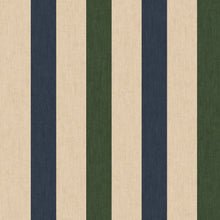 149525 Multi Stripe Green & Blue Joules AW26 Wallpaper by Joules