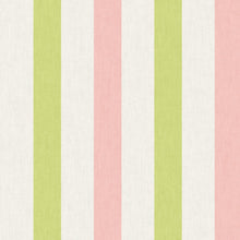 149528 Multi Stripe Pink Chartreuse Joules AW26 Wallpaper by Joules