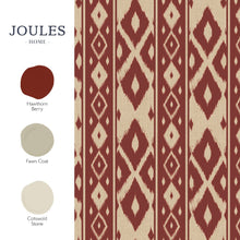 149531 Ikat Stripe Red Joules AW26 Wallpaper by Joules