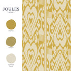 149537 Artisanal Ikat Yellow Joules AW26 Wallpaper by Joules