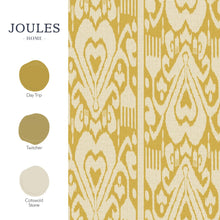 149537 Artisanal Ikat Yellow Joules AW26 Wallpaper by Joules
