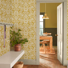 149537 Artisanal Ikat Yellow Joules AW26 Wallpaper by Joules