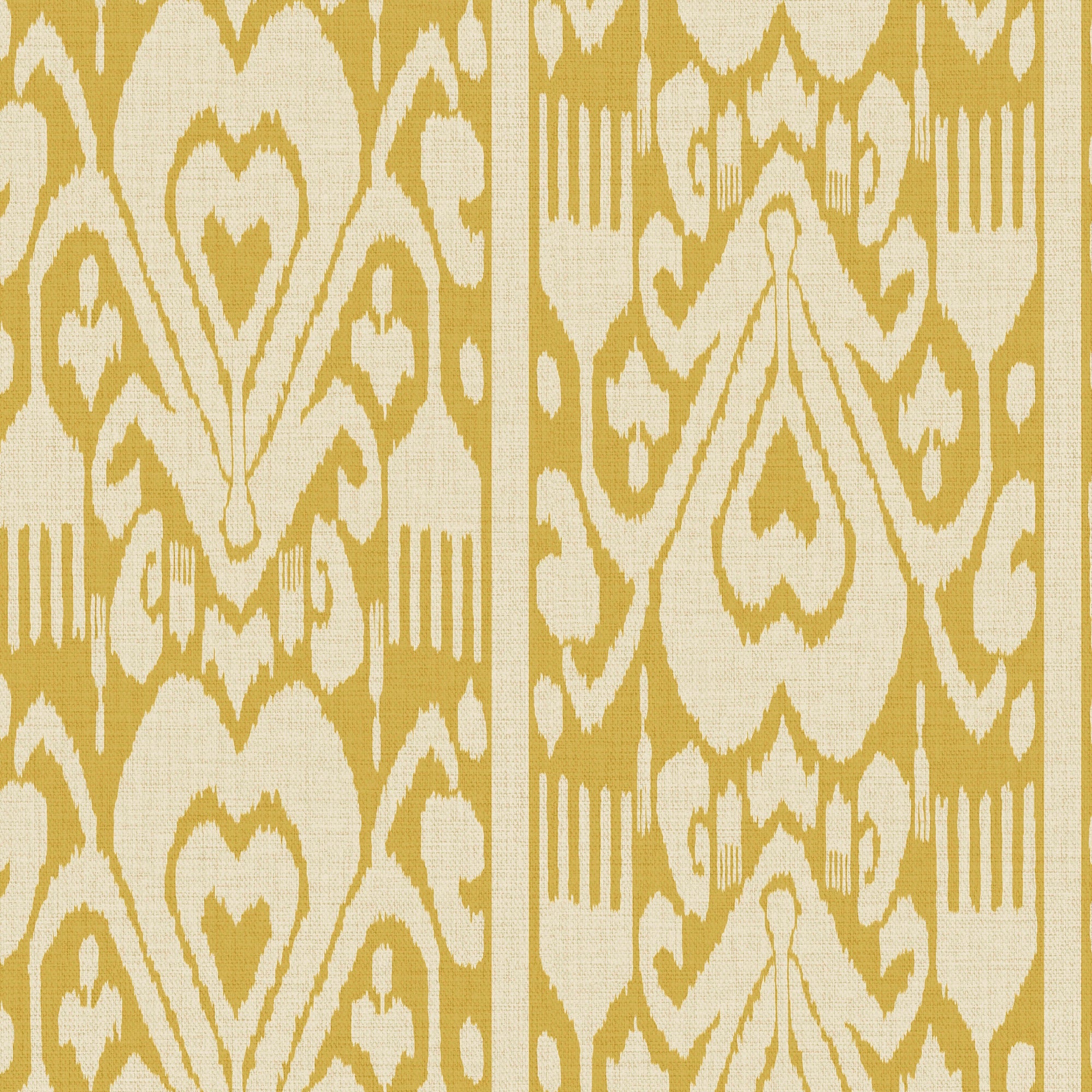 149537 Artisanal Ikat Yellow Joules AW26 Wallpaper by Joules