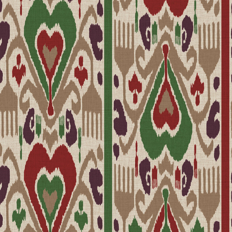 149543 Artisanal Ikat Multi Joules AW26 Wallpaper by Joules