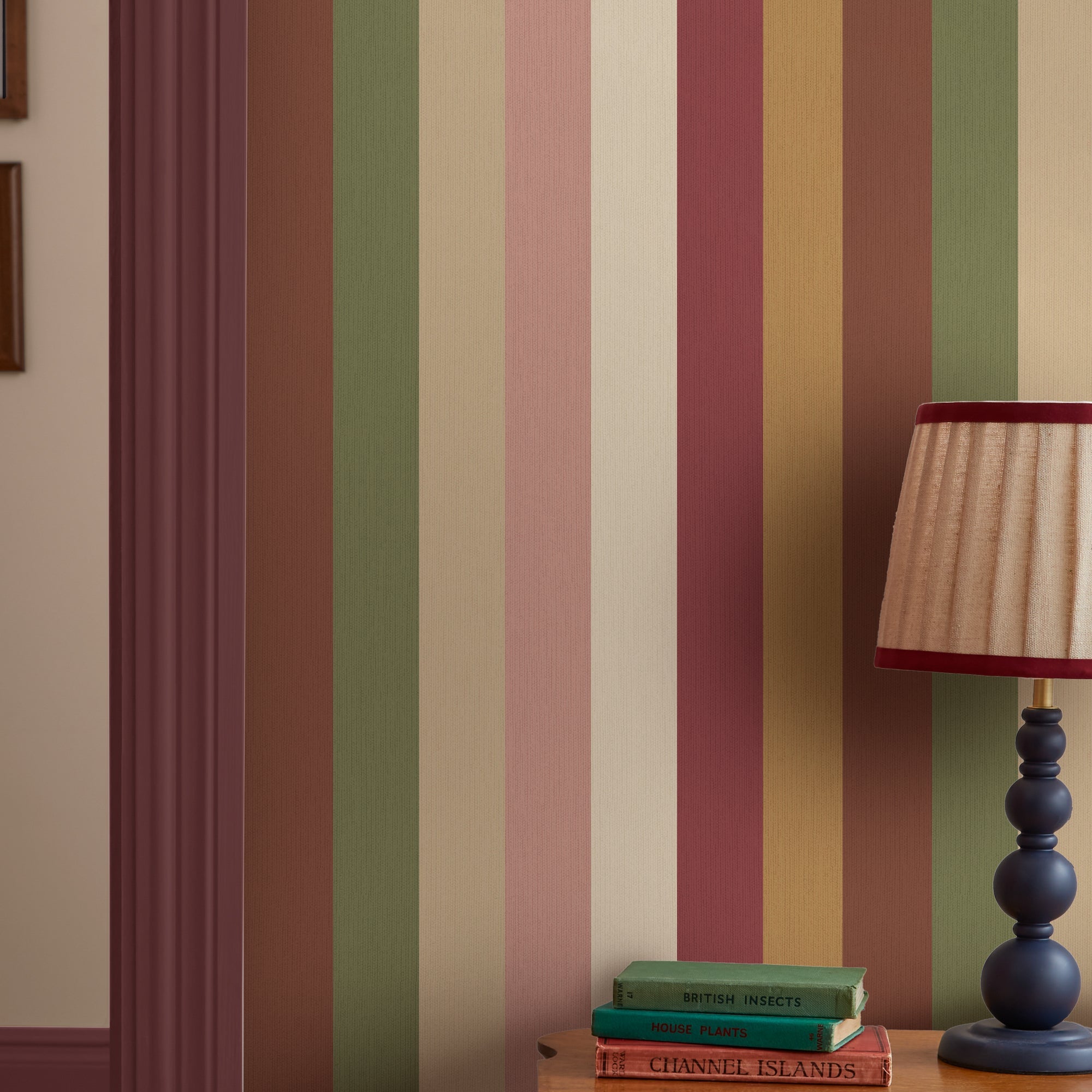 149546 Country Stripe Multi Joules AW26 Wallpaper by Joules