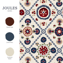 149549 Festival Floral Trellis Cream Joules AW26 Wallpaper by Joules
