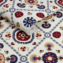 149549 Festival Floral Trellis Cream Joules AW26 Wallpaper by Joules