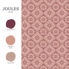 149555 Meadow Geo Pink Joules AW26 Wallpaper by Joules