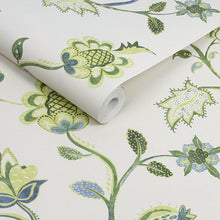 149570 Tree of Life Floral Green Joules AW26 Wallpaper by Joules