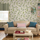 149570 Tree of Life Floral Green Joules AW26 Wallpaper by Joules