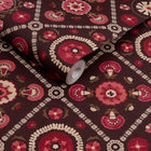 149576 Festival Floral Trellis Red Joules AW26 Wallpaper by Joules
