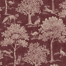 149579 Fox & Hare Red Joules AW26 Wallpaper by Joules