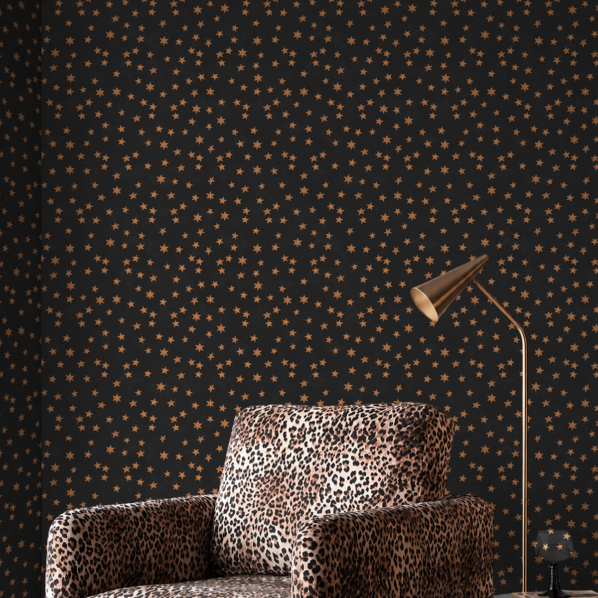 149620 Midnight Skies Noir Wallpaper by Rockett St George - room