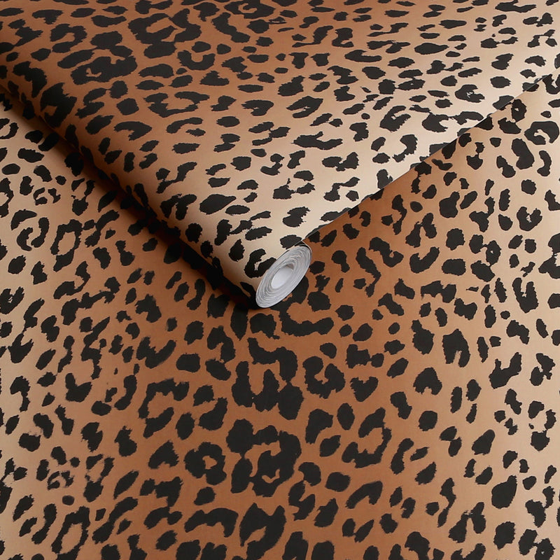 149626 Wild at Heart Leopard Tan Wallpaper by Rockett St George - roll