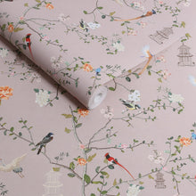 149627 The Secret Garden Chinoiserie Dusty Lilac Wallpaper by Rockett St George - roll