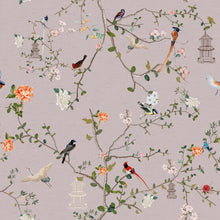 149627 The Secret Garden Chinoiserie Dusty Lilac Wallpaper by Rockett St George - flat