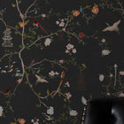 149628 The Secret Garden Chinoiserie Black Ink Wallpaper by Rockett St George - room
