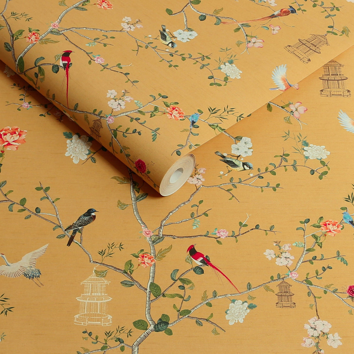 149630 The Secret Garden Chinoiserie Golden Hour Wallpaper by Rockett St George - roll
