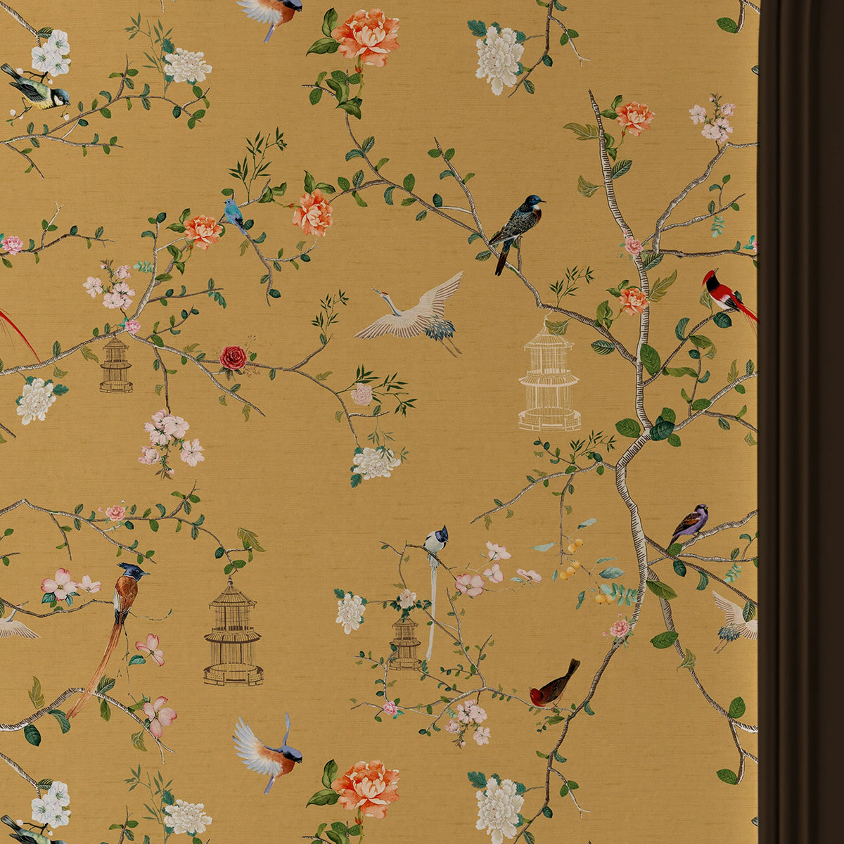 149630 The Secret Garden Chinoiserie Golden Hour Wallpaper by Rockett St George - room