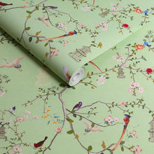 149631 The Secret Garden Chinoiserie Green Tea Wallpaper by Rockett St George - roll