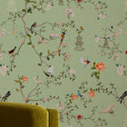 149631 The Secret Garden Chinoiserie Green Tea Wallpaper by Rockett St George - room