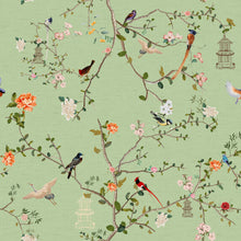 149631 The Secret Garden Chinoiserie Green Tea Wallpaper by Rockett St George - flat