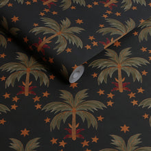 149635 Midnight Palms Noir Wallpaper by Rockett St George - roll