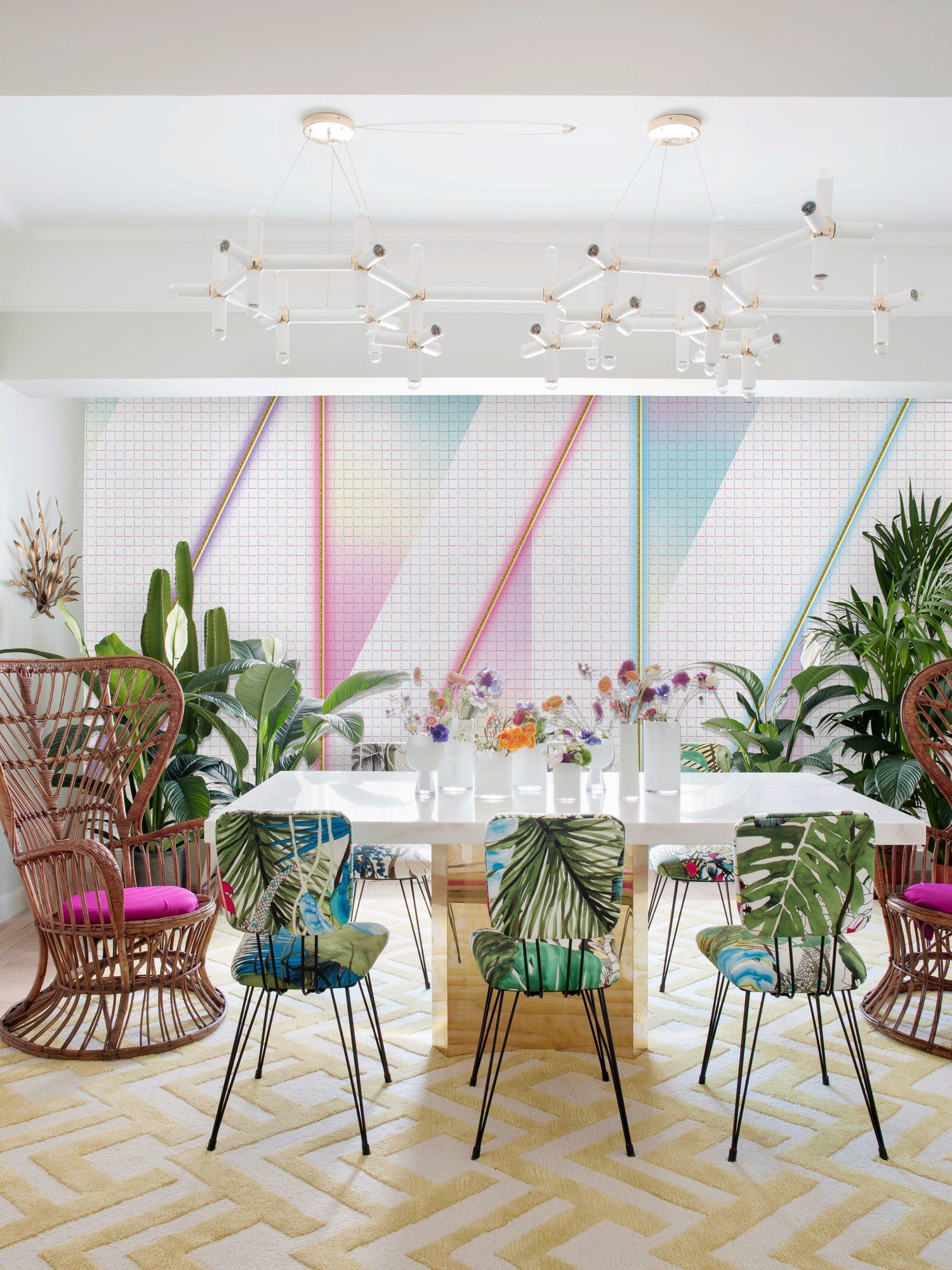 M3307-1 Neon Rainbow Diversity Mural by Tres Tintas