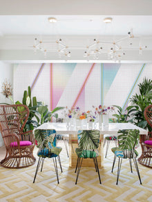 M3307-1 Neon Rainbow Diversity Mural by Tres Tintas