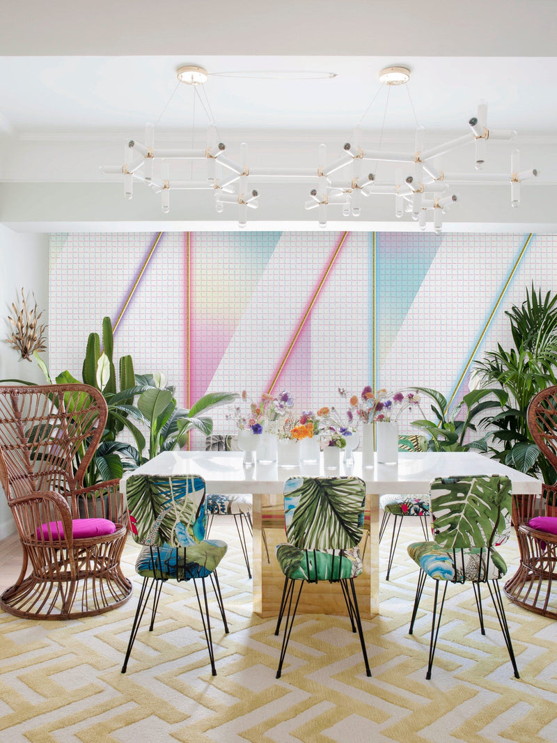 M3307-1 Neon Rainbow Diversity Mural by Tres Tintas
