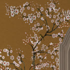 150156FXST Blossom Mischief Antique Gold Mural by Rockett St George - room
