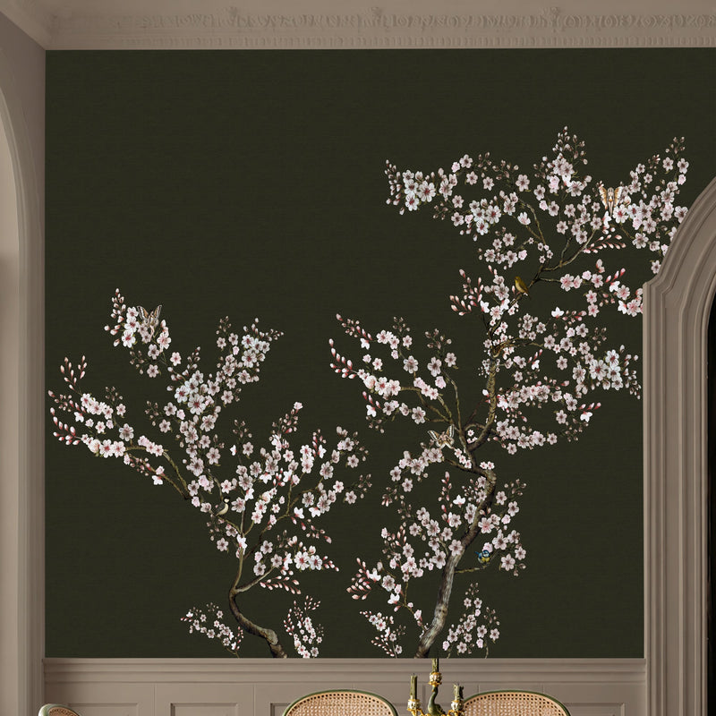 150167FXST Blossom Mischief Forest Mural by Rockett St George - room