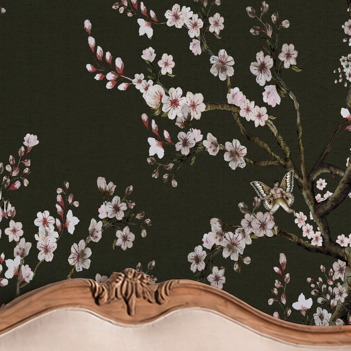 150167FXST Blossom Mischief Forest Mural by Rockett St George - room